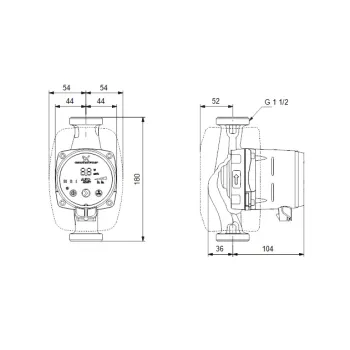 Cirkuliacinis siurblys Grundfos Alpha2 25-40 180 (99411165) 113088