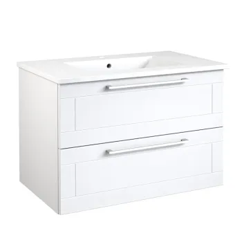 Vannos kambario spintelė Raguvos Baldai SERENA Retro Vannos kambario spintelė su kriaukle 80cm