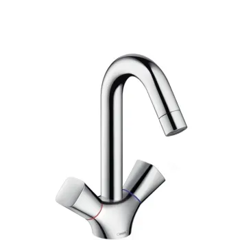 Vonios kriauklės maišytuvas Hansgrohe Logis su kamščiu, chromas 71222000