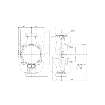 Cirkuliacinis siurblys Grundfos Alpha2 25-40N 180 (99411365) 113163