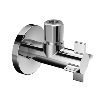SCHELL 4Wing Kampinis vožtuvas 1/2 x 3/8 (10mm), chromuotas 053930699